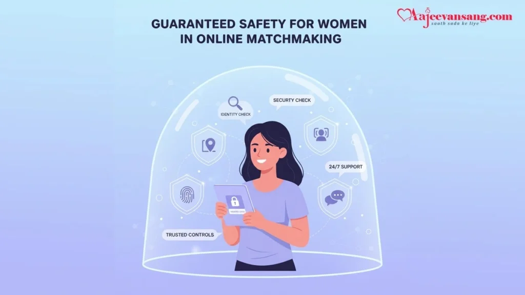 How Aajeevansang Guarantees Safety for Women in Online Matchmaking